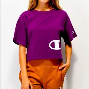 Champion crop shirt
